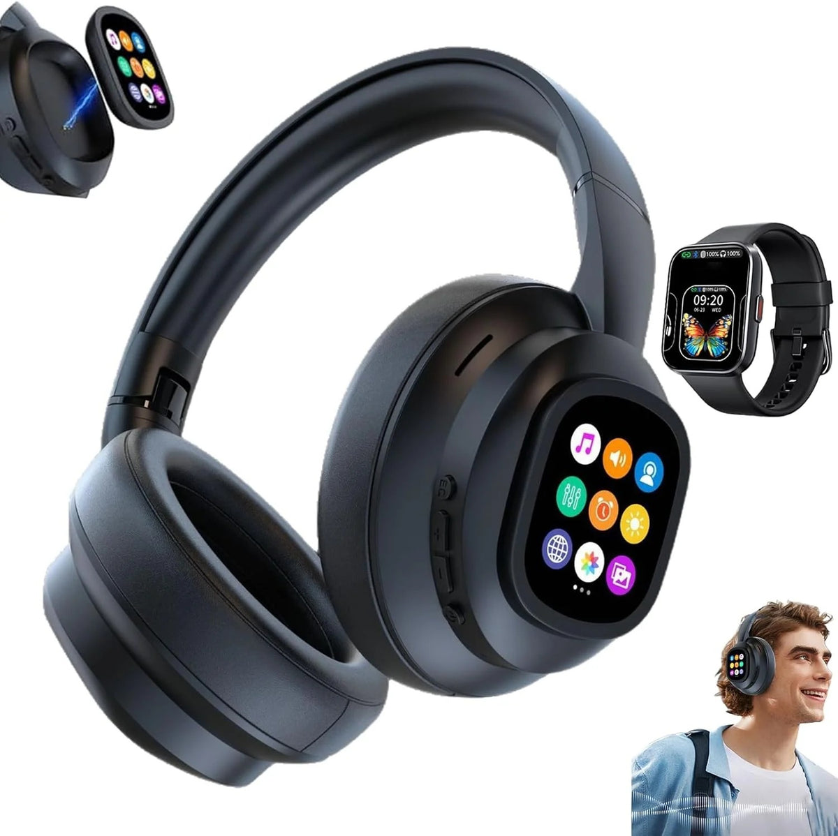 Modio Smart Touchscreen Headphones