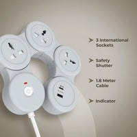 Flexible Articulated Power Strip