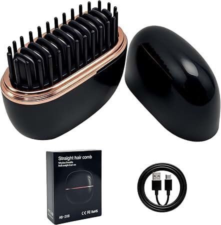 Wireless Hair Straightening Brush
