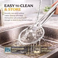 Mesh Strainer Food Tongs