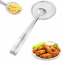 Mesh Strainer Food Tongs