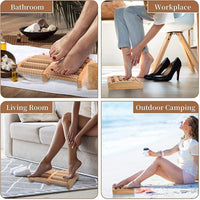 Wooden Foot Massager Roller