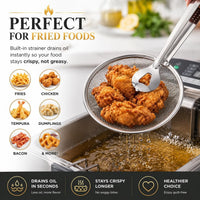 Mesh Strainer Food Tongs