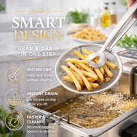 Mesh Strainer Food Tongs