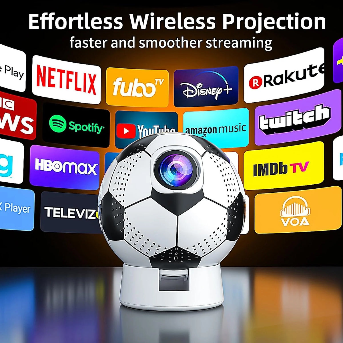 Soccer Ball Smart Projector
